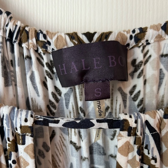 Hale Bob Geometric Print Halter Dress - Picture 9 of 9